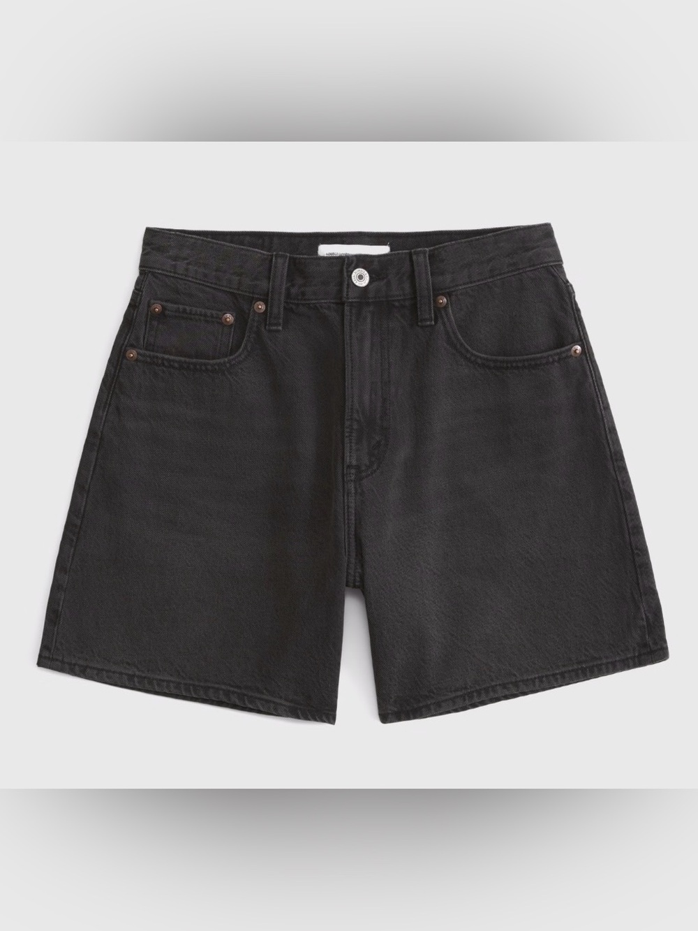 Abercrombie & Fitch Black Denim Jean Shorts